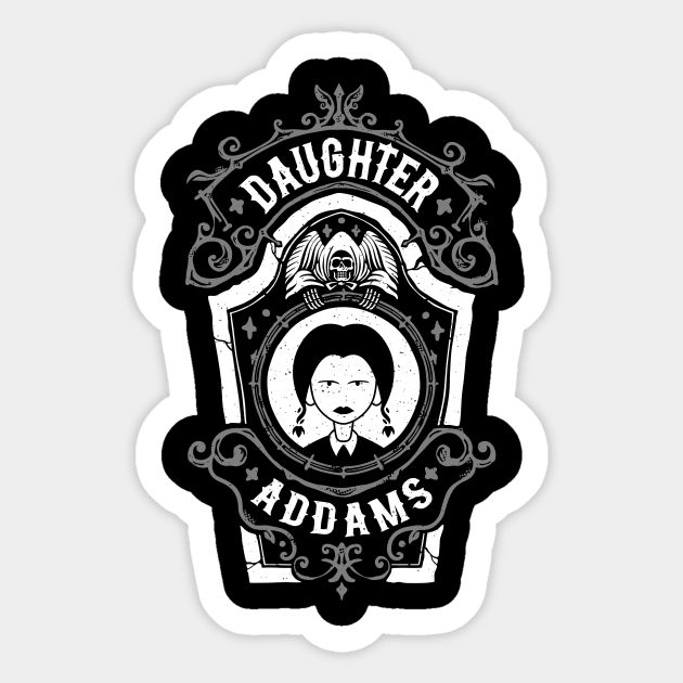 Daughter Addams Sticker by Olipop